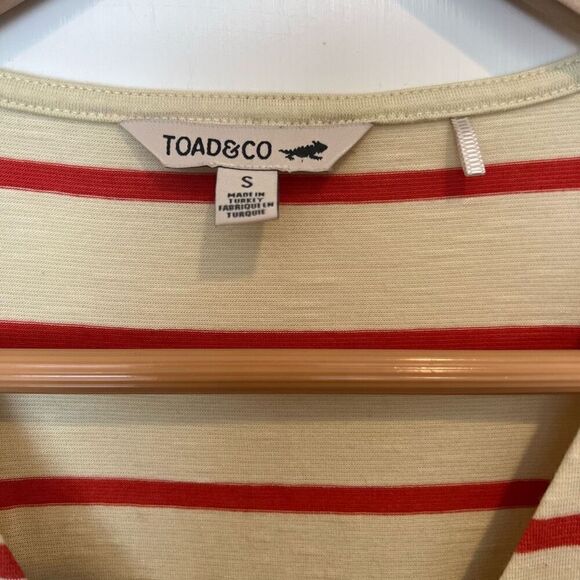 Toad&Co Cue Striped Sleeveless Dress Size S - Picture 4 of 6